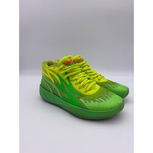 PUMA MB.02 LaMelo Ball Rick and Morty Adventures Green Yellow 377584-01 Mens 8